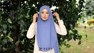 Calla Lily Curvy Pleated Scarf