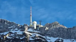 S&auml;ntis Cablecar ride / Switzerland /8X Speed