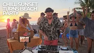 Started as a chill sunset, turned into a beach party  🌅 | Playa Jacó, Costa Rica
