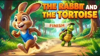 The Rabbit and the Tortoise 🐰🐢 | Moral Story for Kids | Slow and Steady Wins the Race