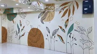 Mural Painting for OptiQ Optical Clinic &bull; 160th Mural Vlog &bull; Momentum Art Gallery