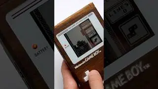 CNC machining a walnut wood Game Boy #gameboy #mod #retrogaming #cnc
