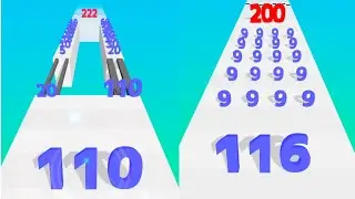 Number master - (number master Run 3d) color match games