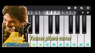 OMG daddy song teaser - piano cover | Ala vaikunthapuramuloo | Allu arjun | trivikram | telugu