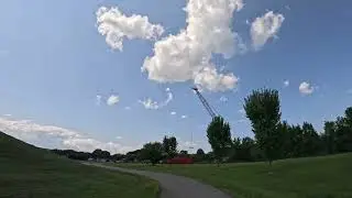 POV running around Mt. Trashmore in Virginia Beach, Virginia 757 (9min pace)