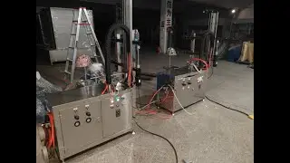 Iran customer's small type three axis spray paint machine Operation video-2