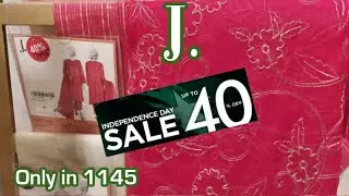 J. Junaid Jamshed Defence Day Sale Flat 40% & 25% off Summer Sale