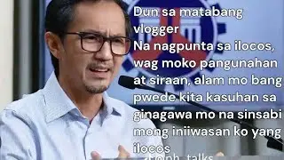 Sec. Vic Dizon sa matabang blogger wag mo ako siraan