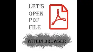 How to open a PDF file within a browser 🤔🤔 | EDUBYTE CALCULUS | basics