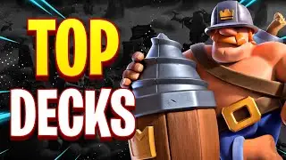 BEST MIGHTY MINER DECKS in CLASH ROYALE! 🏆