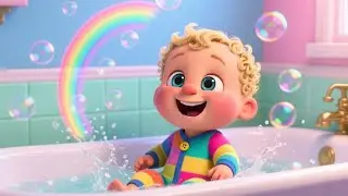 Bath Time Magic with Baby Tom | Fun Bath Song for Kids | Nursery Rhymes & Children&rsquo;s Songs