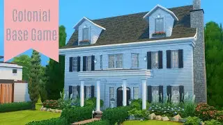 Base Game Colonial 🏡 || Sims 4 Speed Build || No CC