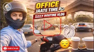 Morning Office Ride ☕🛵 | Normal Daily Vlog #joblife #morningvlog