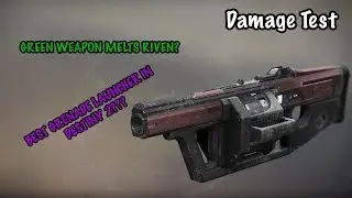 Destiny 2: Green Grenade Launcher Melts Raid Boss?? (Penumbra GSM Damage Test)