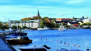 Walking in STOCKHOLM on the beach / SWEDEN beautiful area 🇸🇪-4K 60fps (UHD)