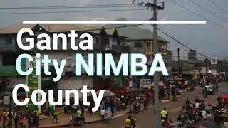 Ganta City Nimba County Arial View On Christmas Day
