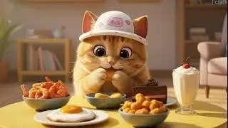 Cute Cat Waving & Eating Food 🐱👋 | Adorable Cat Video