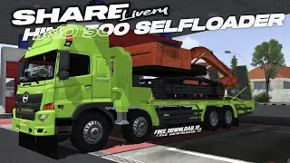 Share livery&PPL || mod bussid truck hino 500 trinton selfloader mbois terbaru
