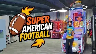 Super American Football Arcade Machine | Full Gameplay Demo & FEC Sports Game Showcase