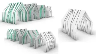 Generative Stripes for Facade Design | Using Sort and Random