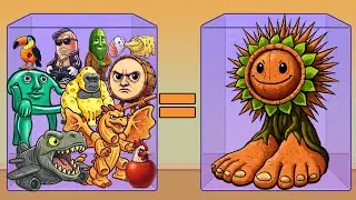 Merge Fellas Gameplay | Italian Brainrot | New Update Boss 🔥🌻 + Max Level (Los Zocolones Burrantes)