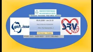 FIPAV 2A DIV. Gir. E, 3a g.: Posc Gio...Issa Rho- SRV