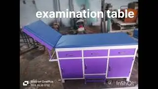 Instrument trolley and examination table