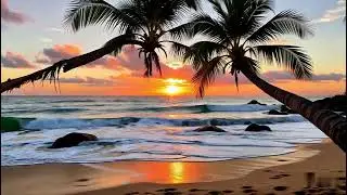 Soothing Beach Waves for Deep Relaxation,Calm Ocean Breeze | Relaxing Seaside Ambience