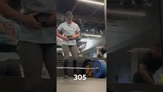 Reaction to a female lifting heavy in a commercial gym #powerlifting #bodybuilding #fitness