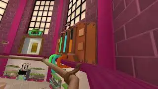 Running around in monkey blocks