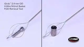 iGrab&trade; 2.4 mm 4-Wire Nitinol Basket FOD Retrieval Tools