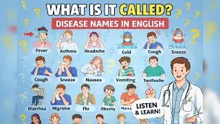 20 Common Diseases in English | Pronunciation + Names | Everyday English 