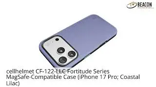 cellhelmet CF-122-LLC Fortitude Series MagSafe-Compatible Case (iPhone 17 Pro; Coastal Lilac)