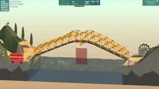 Let's Play :: Poly Bridge :: 24m low budget & 18m double deck