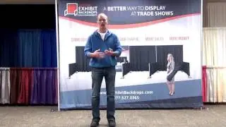 Booth Options | Custom Exhibit Backdrops