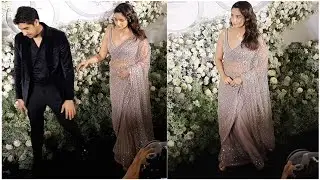 BFF Aliaa Bhatt & Ayan Mukerji arrives at Sidkiara Wedding Reception #sidkiara @bollywoodbandook