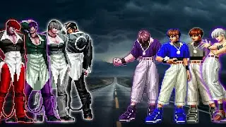 [Mugen KOF] Chris Team Vs Iori Yagami Bosses Team