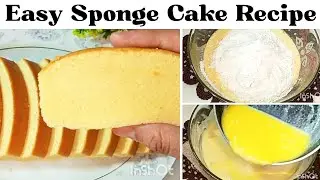 Simple Cake Recipe By Spice Deal | Easy Teatime Vanilla Cake Recipe | Best Sponge Cake Recipe