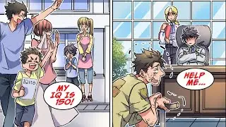 My parents abandoned me cuz my IQ was too low, but then... [Manga Dub]