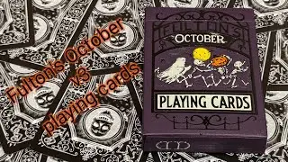 Daily deck review day 336 - Fulton's October v3 playing cards By Dan and Dave and Brad fulton