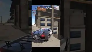 The real car simulator game car jump # #gaming #shorts