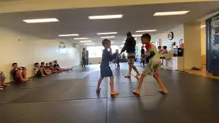 No Gi Jiujitsu 7year old vs. 9 year old