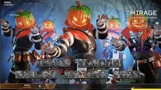 Halloween Mirage! The skin with a new select animation! (Apex Legends Gameplay)
