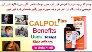 Calpol 6 Plus Suspension Uses, Dosage & Side Effects | Paracetamol for Kids (Urdu/Hindi)