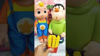Satisfying with NomNom ASMR Unboxing Videos JJ Boys Eating Fries Set Toys