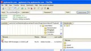 How To Upload Ebook Or PDF Document To Your Hosting With FileZilla FTP Program
