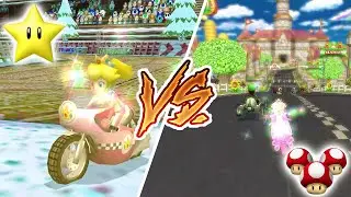SUPER STAR VS Mushrooms | MARIO KART WII