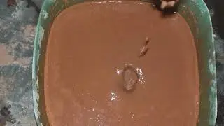 Gritty red dirt texture water pouring | water sound Asmar #artasmar #reddirtasmr #ytvideo