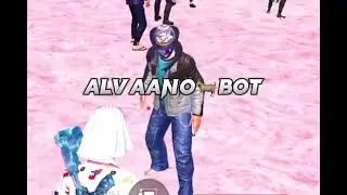GAMER GIRL vs ALVAANO BOT 😈🤣🤍 #pubg #alvaano