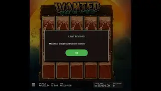 5 VS SYMBOLS ON WANTED DEAD OR A WILD (DUEL) !! FINALLY MAX WIN!!!